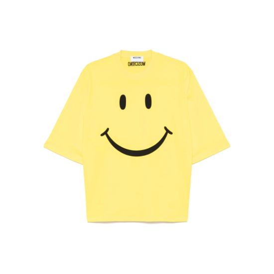 25FW 모스키노 반팔 티셔츠 5541 V0717 1027 YELLOW