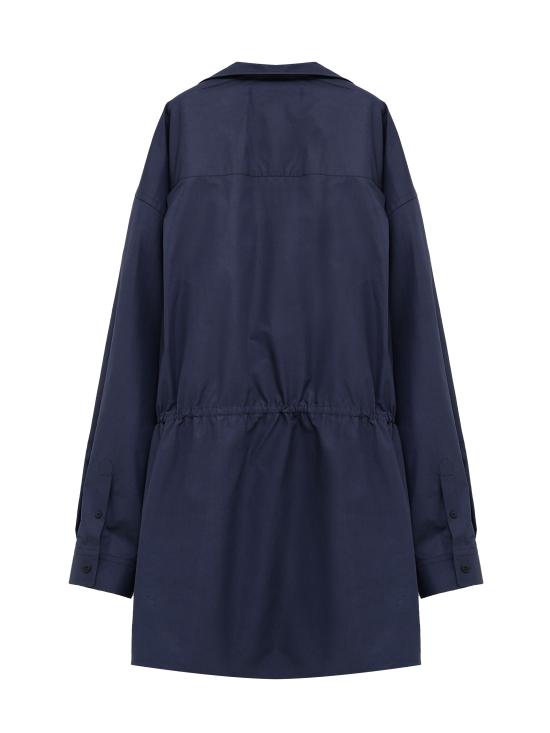 25FW 발렌시아가 미디 원피스 814136 TRM174530 Blue - BALENCIAGA