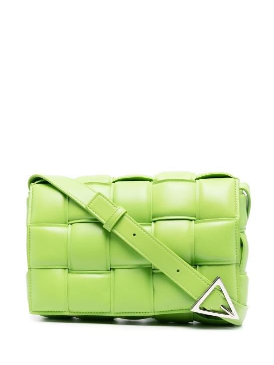  보테가베네타 패딩 레더 카세트백 591970VCQR1 3815 KELLY GREEN 3815