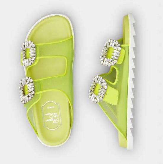  로저비비에 샌들 RVW45834360O8I 0VQ1 VERDE ACCESO 0VQ1