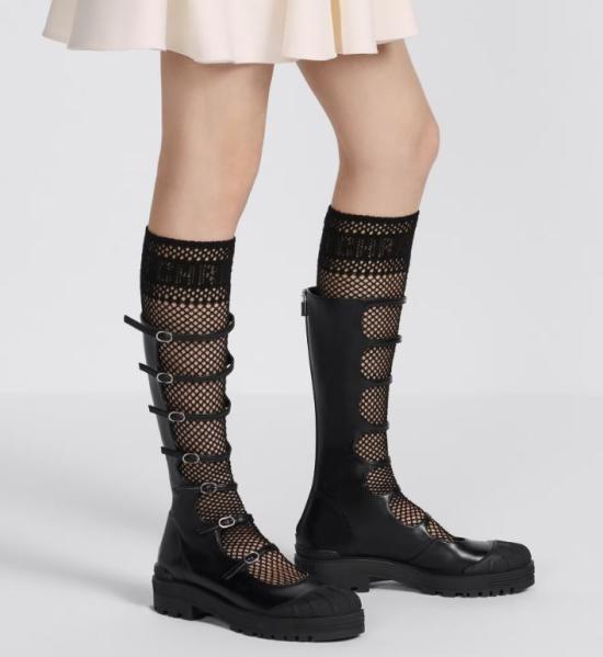  디올 양말 32SOC500A200 900 NOIR 900 - DIOR