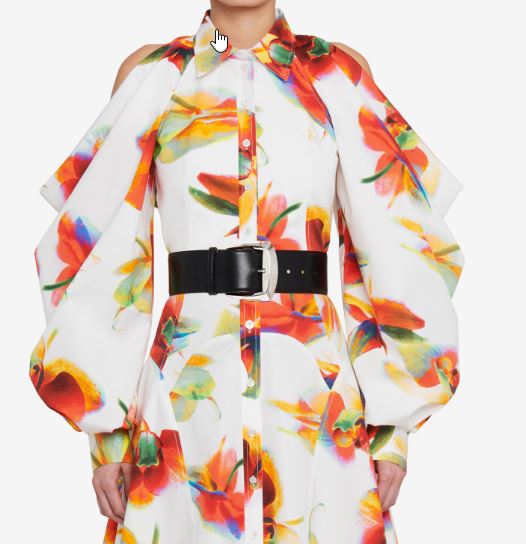  알렉산더 맥퀸 벨트 7575741BR0Y 1000 BLACK - ALEXANDER MCQUEEN