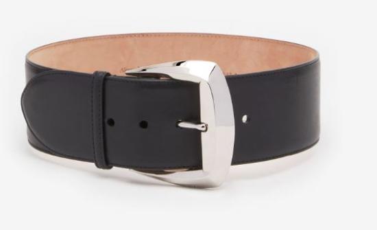  알렉산더 맥퀸 벨트 7575741BR0Y 1000 BLACK