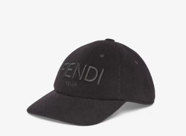 25SS 펜디 FF 베이스볼 캡 FXQ768ATQJ F0QA1 NERO