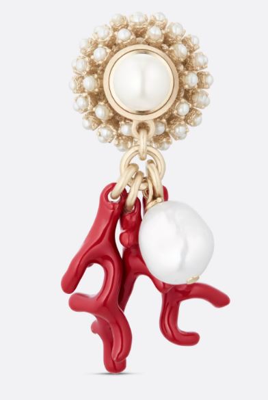  디올 이어링 E2181WOMRS 068 GOLD CORAL 068