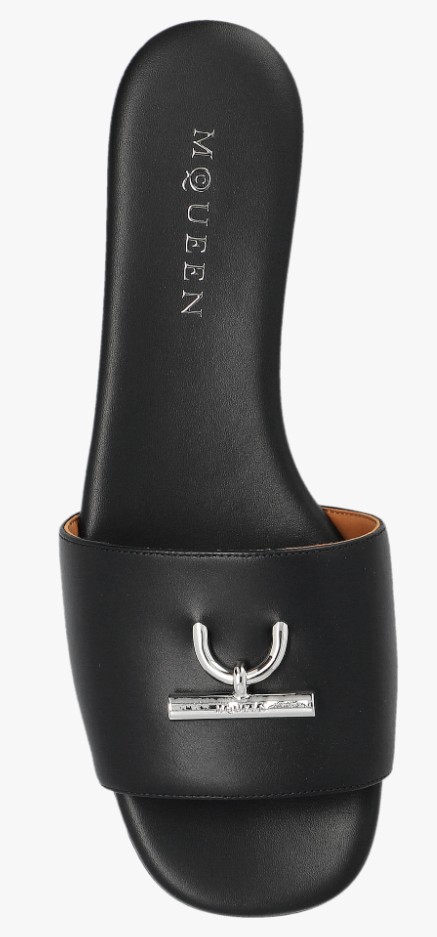 25SS 알렉산더 맥퀸 샌들 817471WIACT 1064 BLACK SILVER - ALEXANDER MCQUEEN