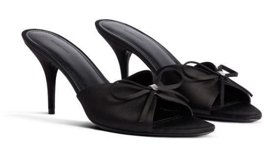 25SS 발렌시아가 힐/펌프스 828513W0WMV 1010 BLACKSILVER - BALENCIAGA