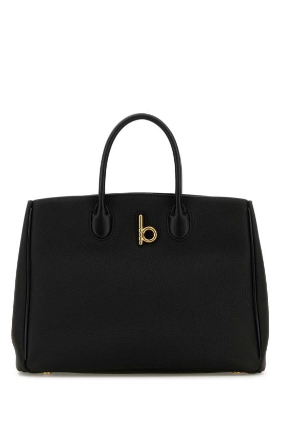  버버리 스몰 락킹 호스 토트백 8099401 A1189 BLACK