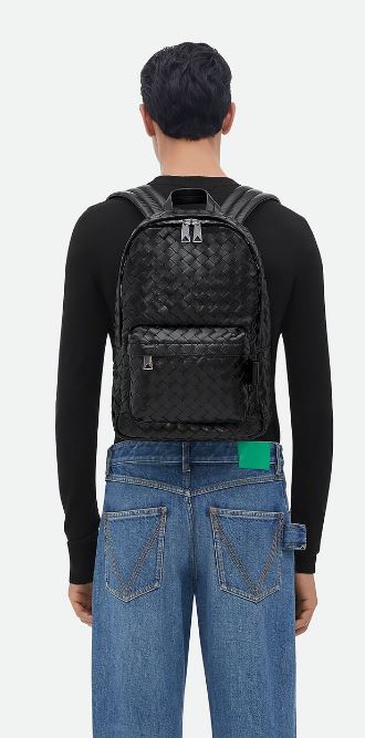 26FW 보테가베네타 스몰 인트레치아토 백팩 730728V2HL2 8803 Black silver 8803 - BOTTEGA VENETA
