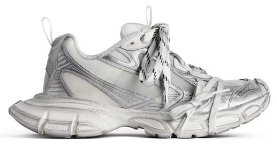 26FW 발렌시아가 3XL 스니커즈 734731WTRMH 9080 WHITE SILVER