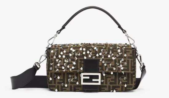  펜디 숄더백 7VA572APD4 F1MLD ARGENTO NR P