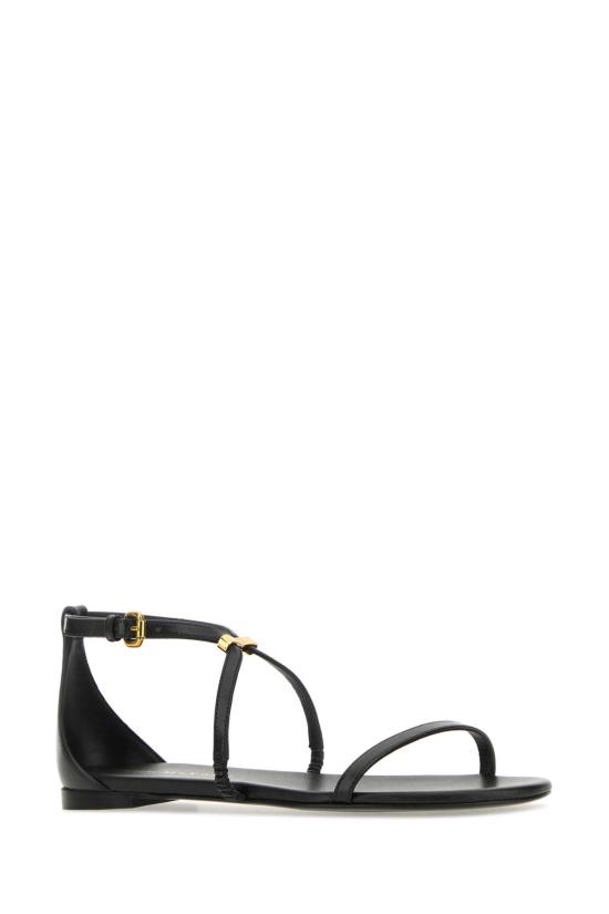  알렉산더 맥퀸 샌들 787159WIEX9 1088 BLACK GOLD - ALEXANDER MCQUEEN