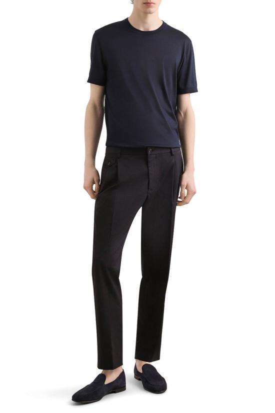 25FW 돌체앤가바나 스트레이트 팬츠 GV4EEZFUFNVN0000 Black - DOLCE & GABBANA