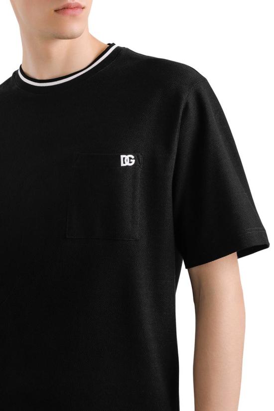 25FW 돌체앤가바나 반팔 티셔츠 G8ST3ZHU7UTN0000 Black - DOLCE & GABBANA