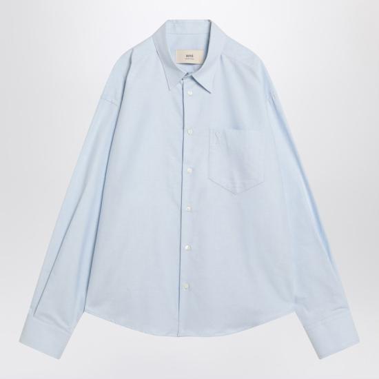  아미 긴팔 셔츠 USH766CO0031 Light blue
