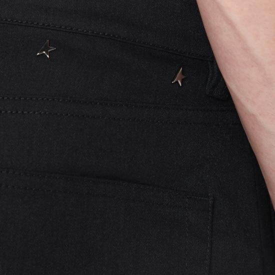 25FW 골든구스 스트레이트 팬츠 GMP01868P001558 Black - GOLDEN GOOSE