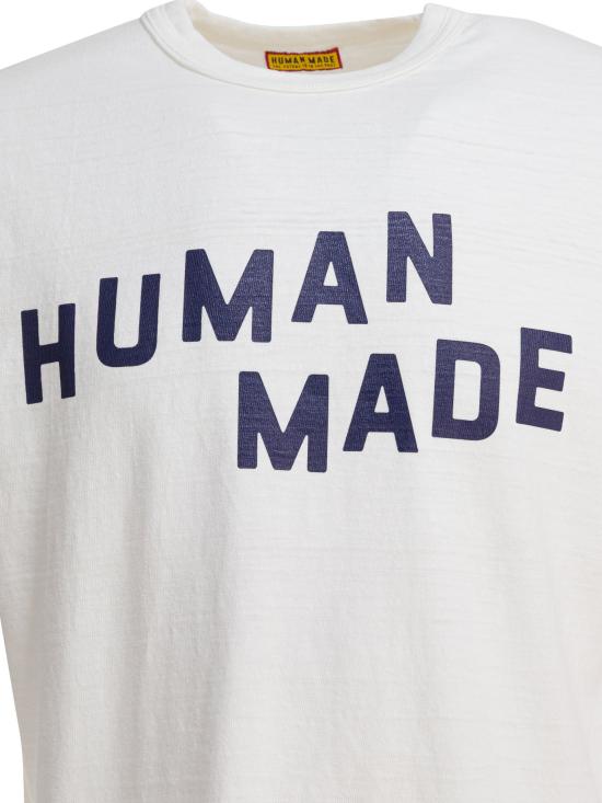 25SS 휴먼메이드 반팔 티셔츠 HM29TE017WHITE DOM - HUMANMADE