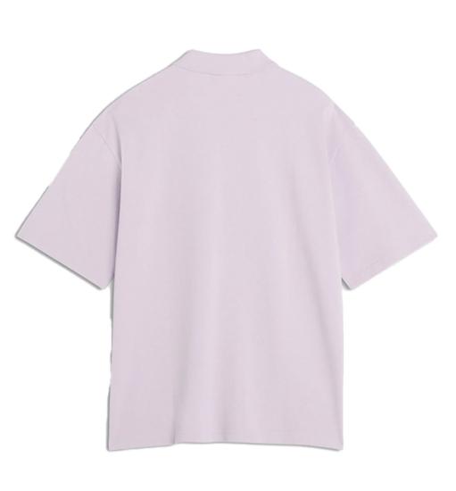  메종키츠네 볼드 폭스 헤드 패치 오버사이즈 폴로 티셔츠 MM00202KJ70100173 SOFT MAUVE DOM - MAISON KITSUNE