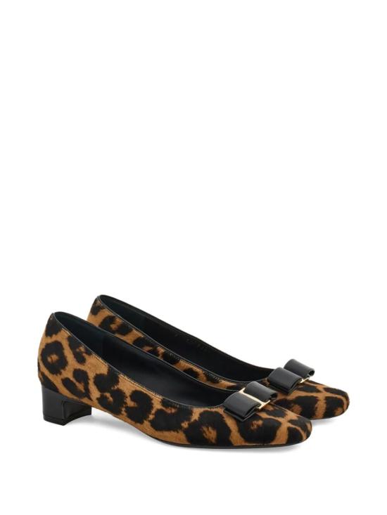 25FW 살바토레 페라가모 힐/펌프스 01K556 0785564 NATURALE NERO - SALVATORE FERRAGAMO