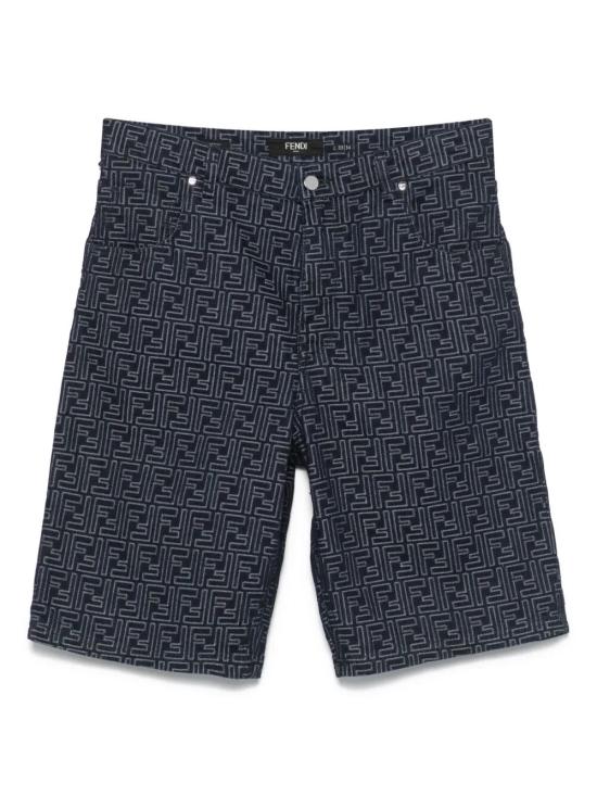 25FW 펜디 데님 숏팬츠 FLP369 AUX4 F0BUZ INDIGO