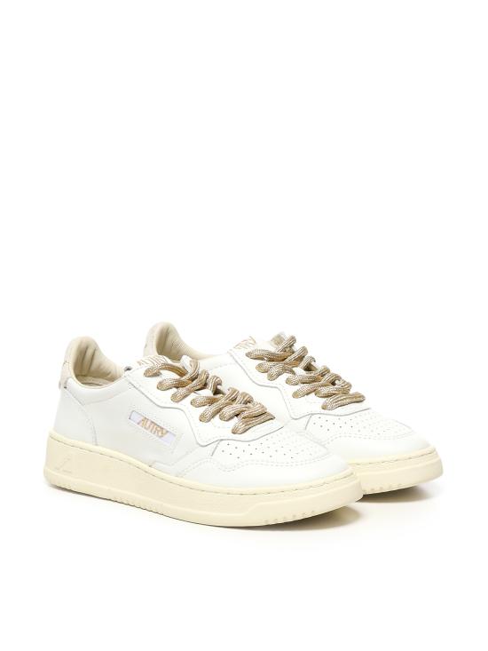 25FW 오트리 메달리스트 로우 스니커즈 AULW SW01 WHITE CREAM - AUTRY