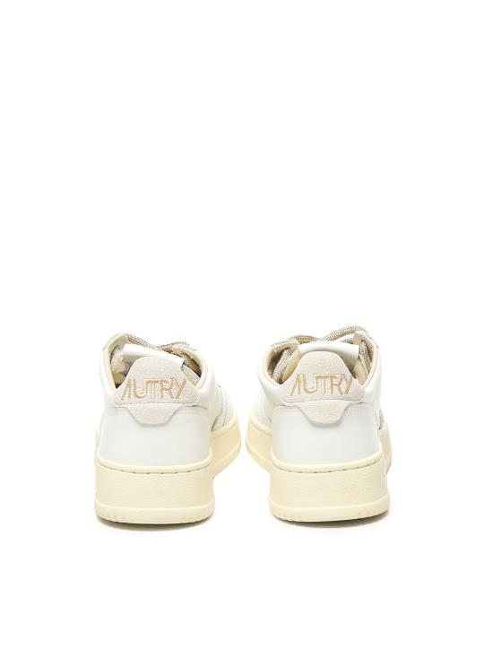 25FW 오트리 메달리스트 로우 스니커즈 AULW SW01 WHITE CREAM - AUTRY