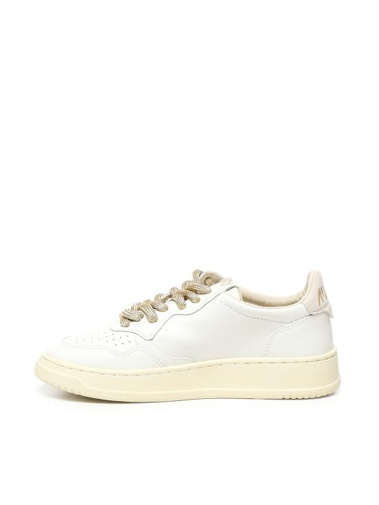 25FW 오트리 메달리스트 로우 스니커즈 AULW SW01 WHITE CREAM - AUTRY