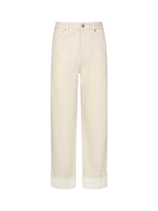 25FW 보테가베네타 데님 팬츠 824659 V5DV09247 White