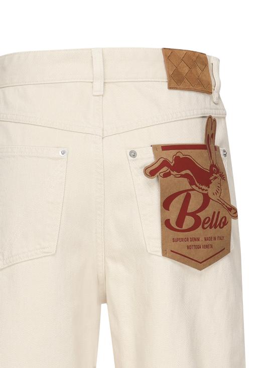 25FW 보테가베네타 데님 팬츠 824659 V5DV09247 White - BOTTEGA VENETA