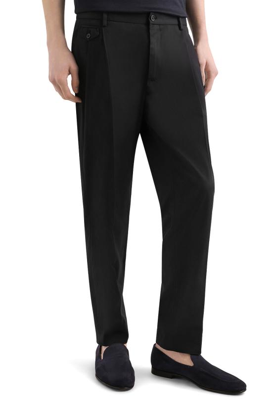 25FW 돌체앤가바나 스트레이트 팬츠 GV4EEZFUFNV N0000 Black - DOLCE & GABBANA