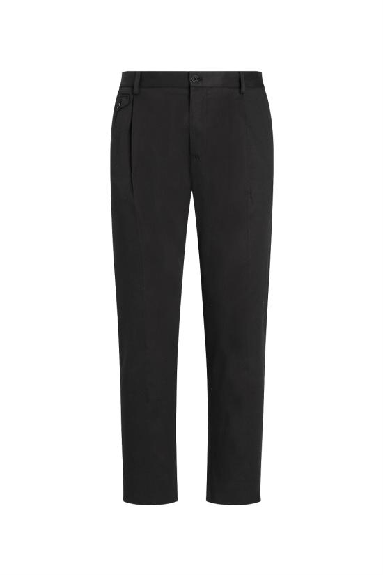 25FW 돌체앤가바나 스트레이트 팬츠 GV4EEZFUFNV N0000 Black