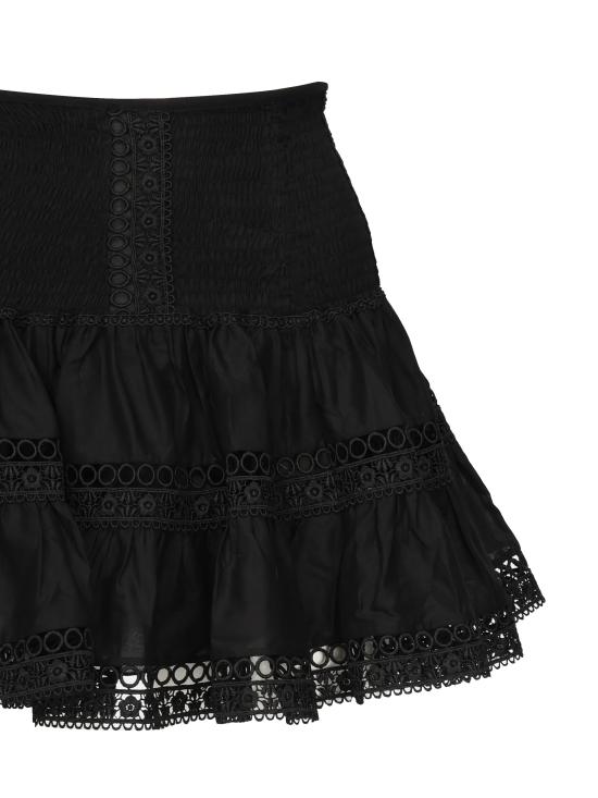 25SS 차로루이즈 숏 스커트 251401 BLACK Black - CHARORUIZ