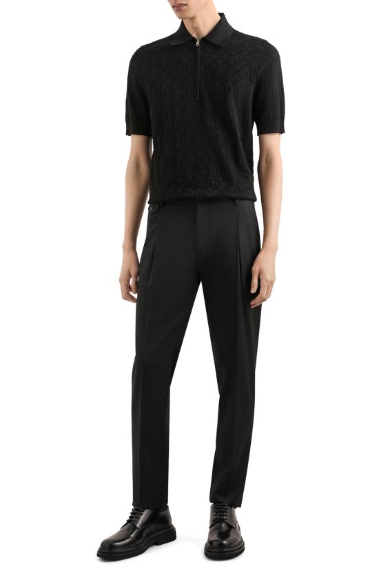 25FW 돌체앤가바나 폴로 티셔츠 GXZ79TJBSM4 N0000 Black - DOLCE & GABBANA