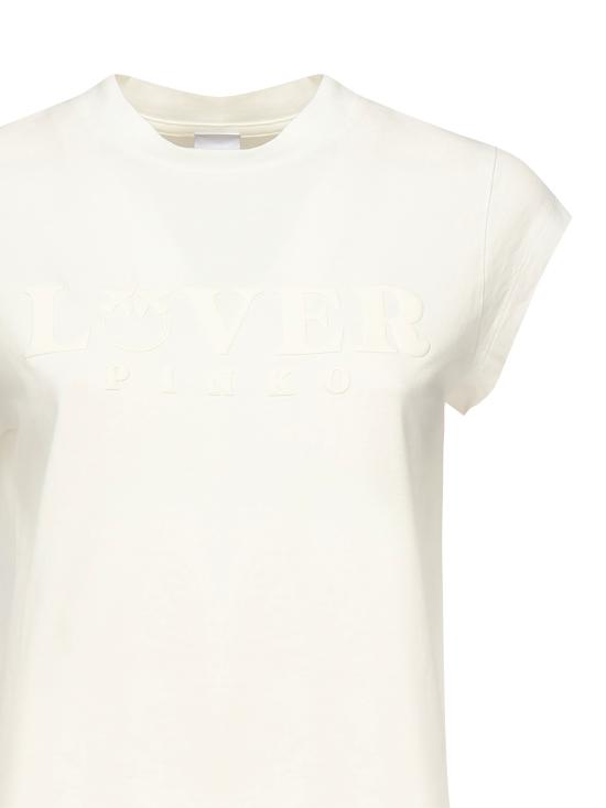 25SS 핑코 반팔 티셔츠 104603 A2D1Z05 Off white - PINKO