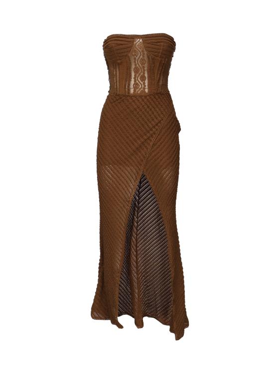 25SS 차로루이즈 롱 원피스 255610 BROWN Brown