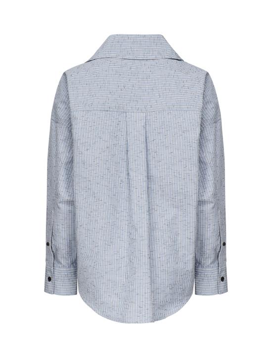 25FW 보테가베네타 셔츠 819968 V5CW04028 Blue - BOTTEGA VENETA