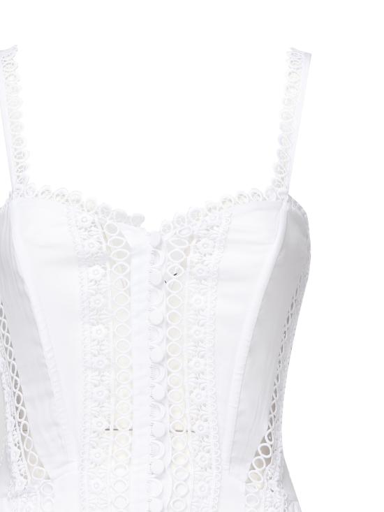 25SS 차로루이즈 미디 원피스 251620 WHITE White - CHARORUIZ