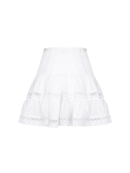 25SS 차로루이즈 숏 스커트 251401 WHITE White - CHARORUIZ