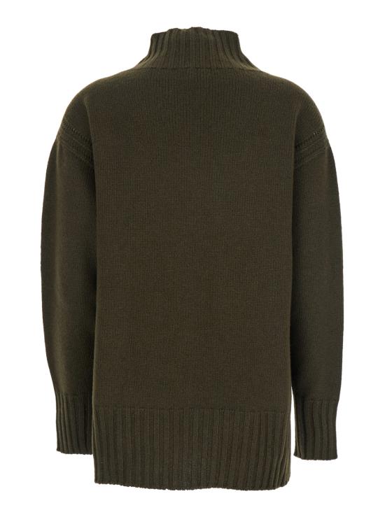25FW 톰포드 와플 니트 캐시미어 코튼 니트 터틀넥 스웨터 MAK1387YAX922FG815 Brown - TOMFORD