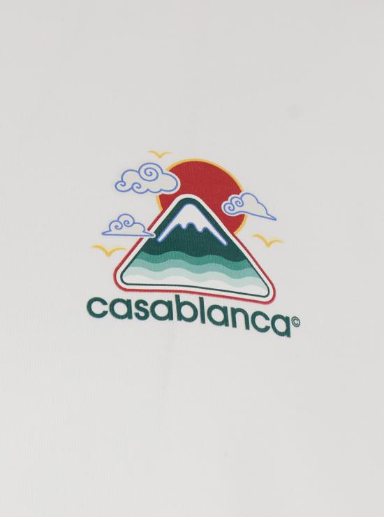 25FW 카사블랑카 반팔 티셔츠 MPF25JTS00104WHITEJERSEY White - CASABLANCA
