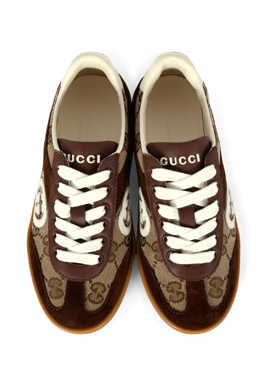 25FW [키즈] 구찌 스니커즈 812674 AAE2T 2248 BROWN - GUCCI