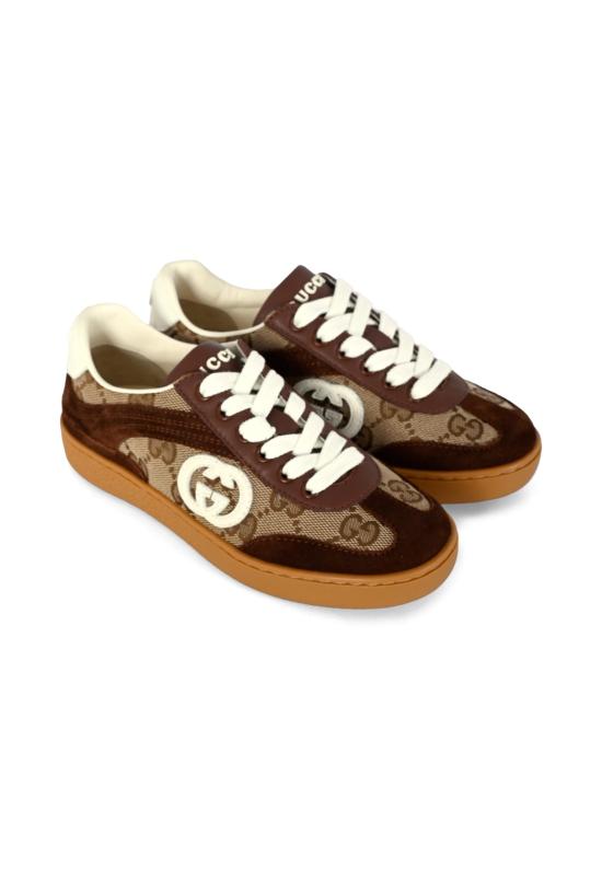 25FW [키즈] 구찌 스니커즈 812674 AAE2T 2248 BROWN - GUCCI