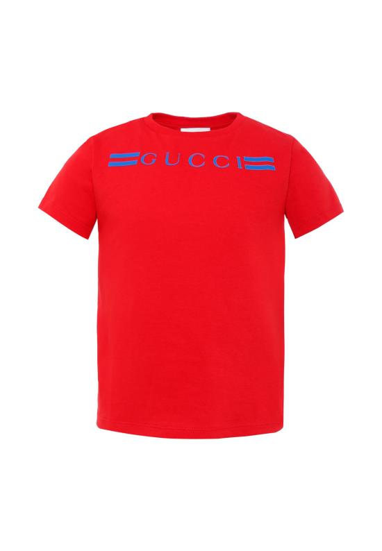 25FW [키즈] 구찌 티셔츠 547559 XJHBQ 6178 RED
