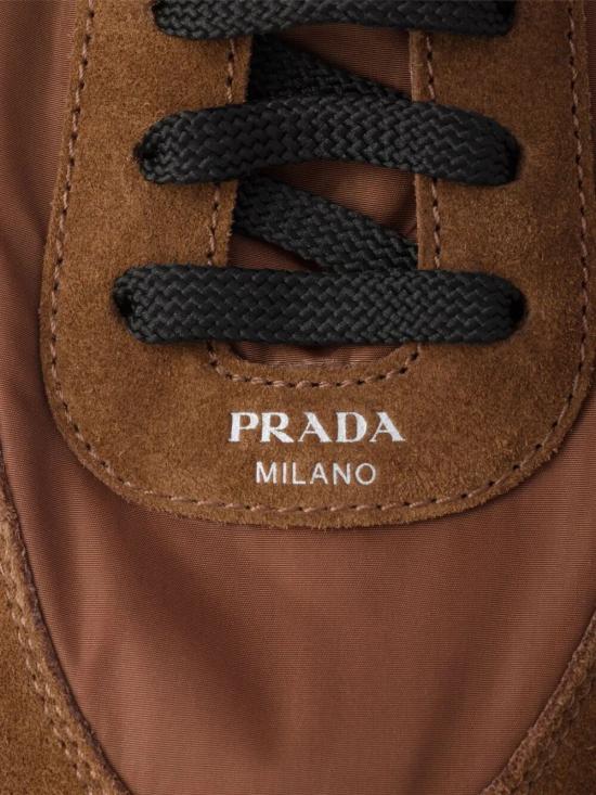 25FW 프라다 컬랩스 스니커즈 1E959NF005 D7C F0BW5 PALISSANDRO - PRADA