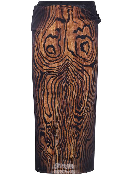 25FW 장 폴 고티에 롱 스커트 2503WSK011M002P 0060 BLACK - JEAN PAUL GAULTIER