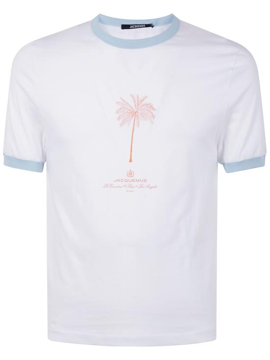 25SS 자크뮈스 반팔 티셔츠 25E255JS2812463 1JA WHITE - JACQUEMUS