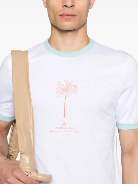 25SS 자크뮈스 반팔 티셔츠 25E255JS2812463 1JA WHITE - JACQUEMUS