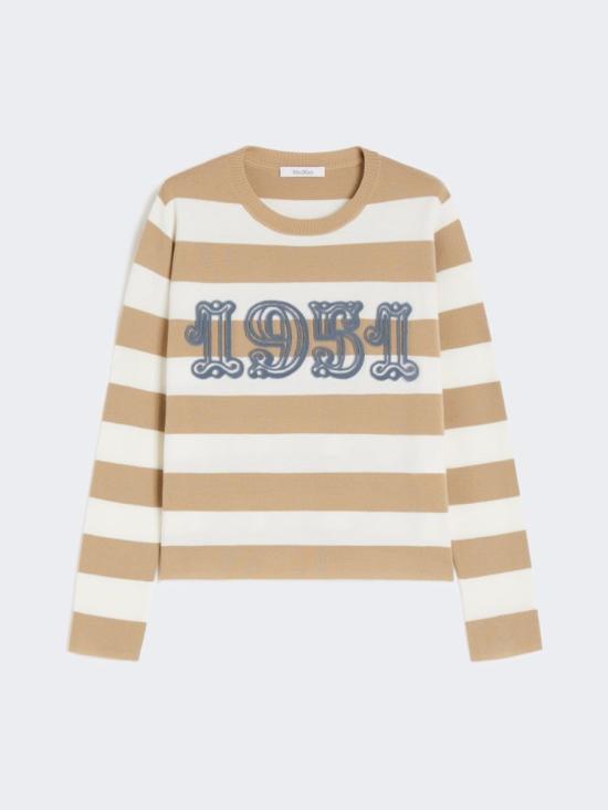 25FW 막스마라 긴팔 티셔츠 2521366091600 008 STRIPPED