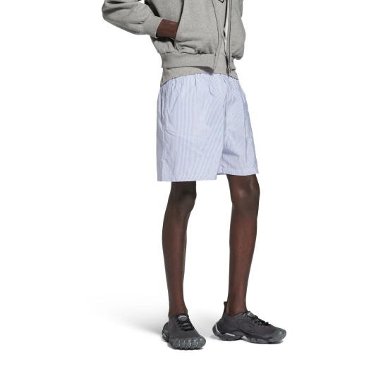 25FW 발렌시아가 스윔팬츠 8294004C6B6 9069 BLUEWHITE - BALENCIAGA