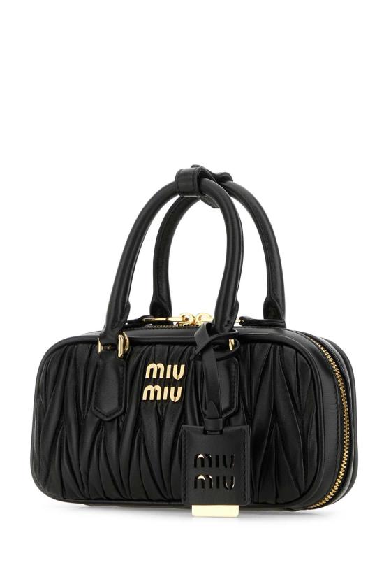  미우미우 토트백 5BP088AN88 F0002 BLACK - MIU MIU